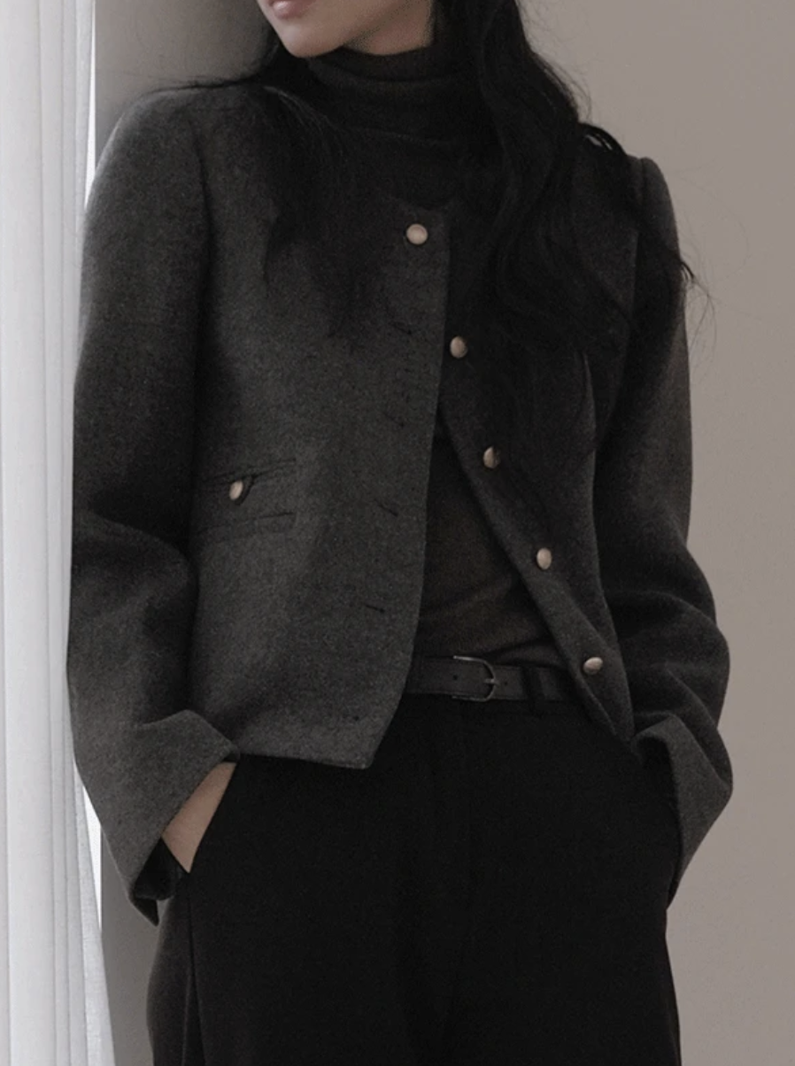 預訂｜SLOWAND #SLOWMADE Nokara Wool Short Coat (2 Color)