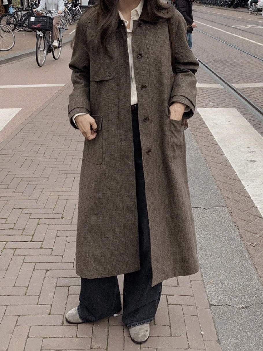 預訂｜SLOWAND #SLOWMADE Modern Cara Premium Long Coat (2 Color)