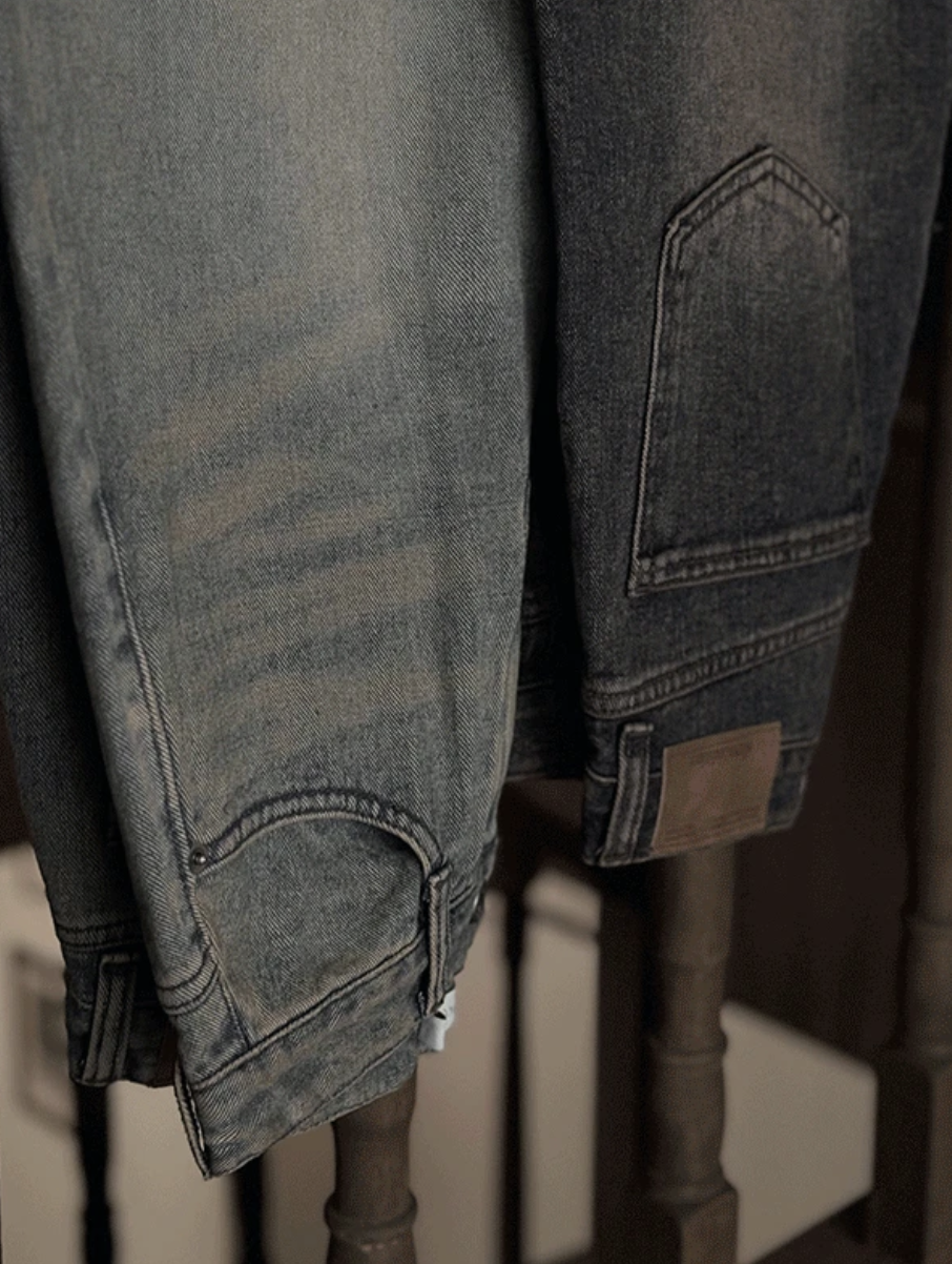 預訂｜SLOWAND #SLOWMADE Premium Vintage Washed Denim Pants (2 Color)