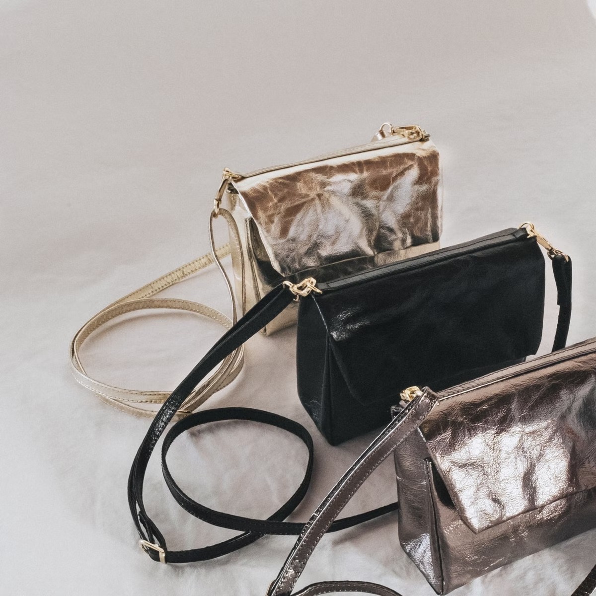 UASHMAMA | TERME MANICO SMALL 輕巧側背包（錫灰、白金、藍、黑、銀、銅、金）