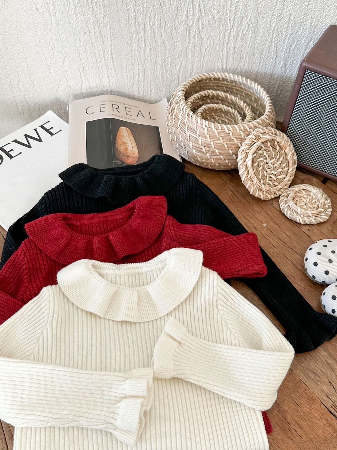 甜美荷葉邊上衣