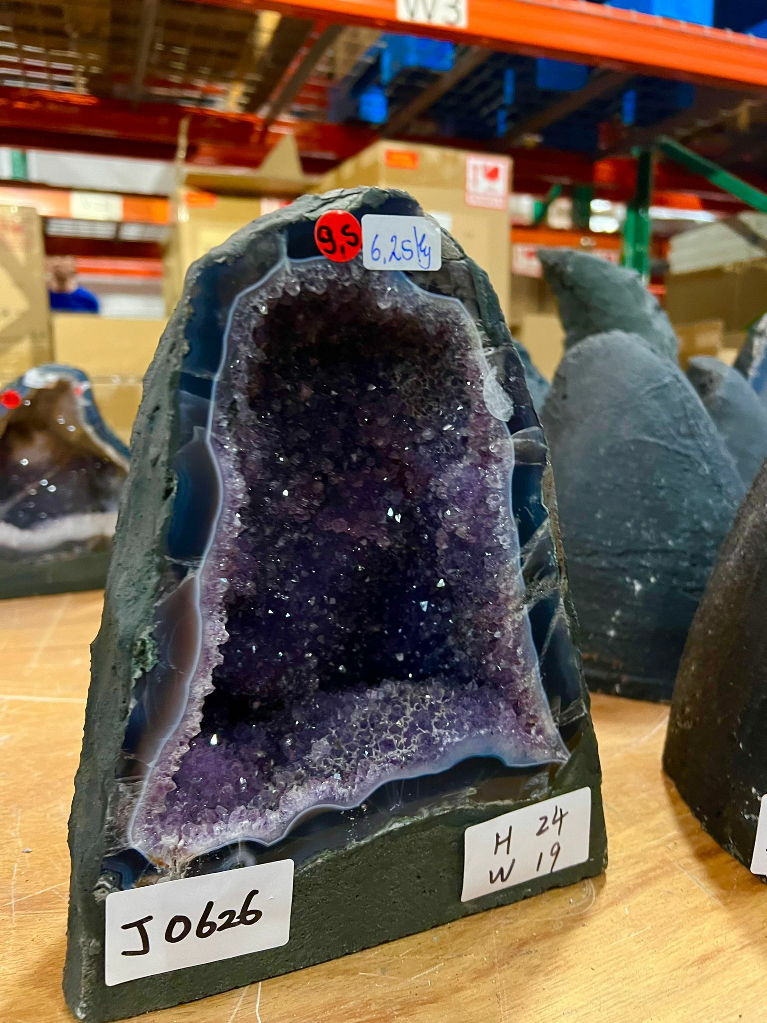 【現貨】瑪腦紫水晶洞 (J0626)