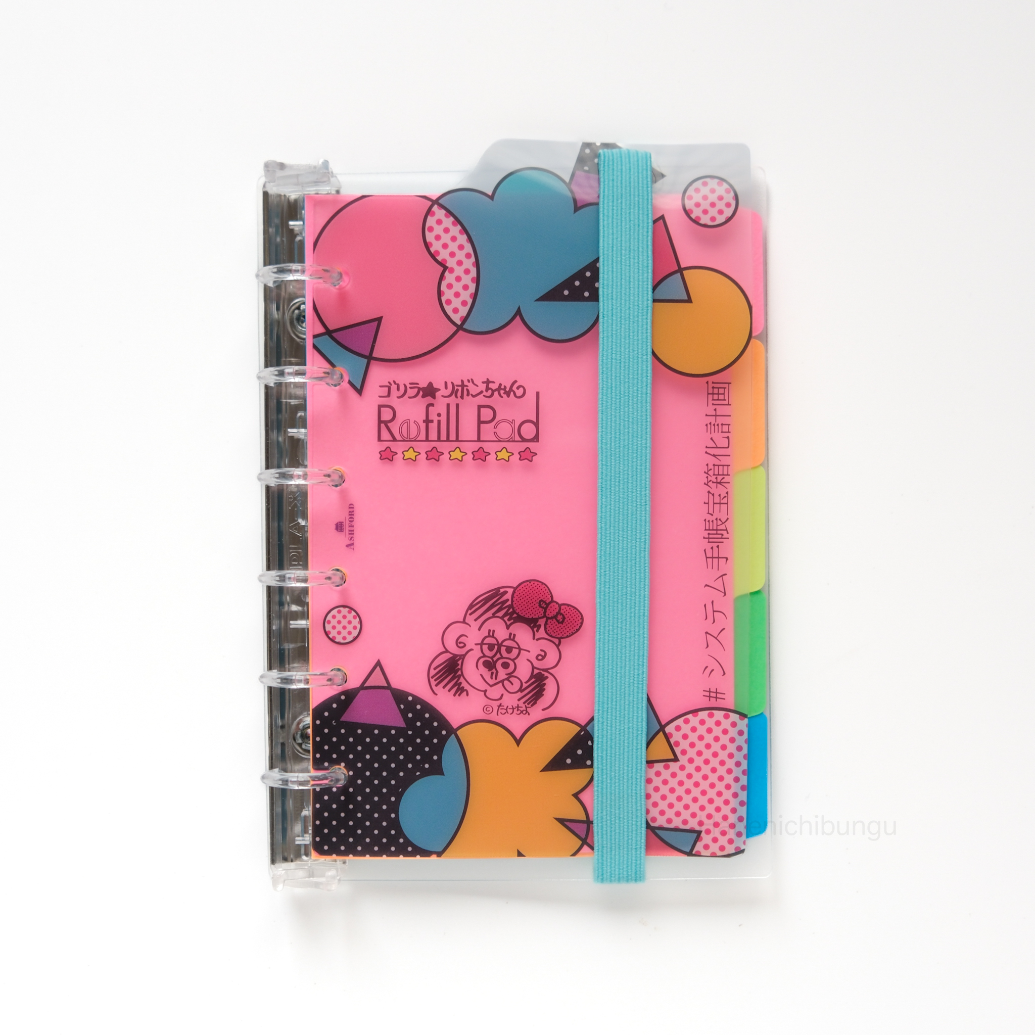 MINI6／TAKECHIYO 蝴蝶結大猩猩REFILL PAD-輕巧內頁收納本