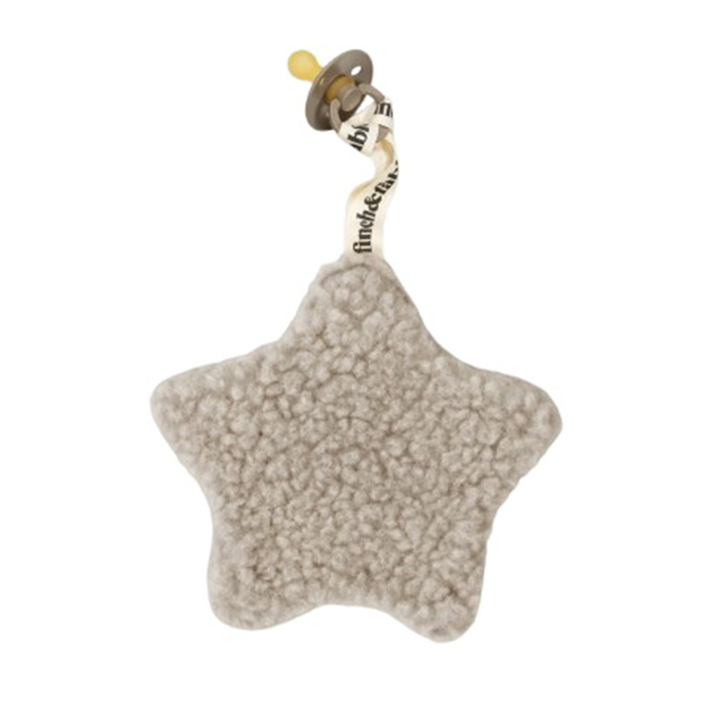 荷蘭Finch & Fable 星星奶嘴鏈-Sand
