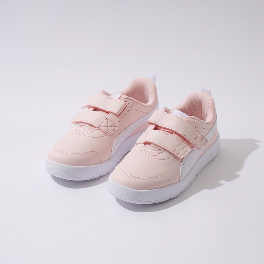 Puma Courtflex V3 V PS 童鞋 中童 粉色 兒童 魔鬼氈 運動 休閒鞋 39764207