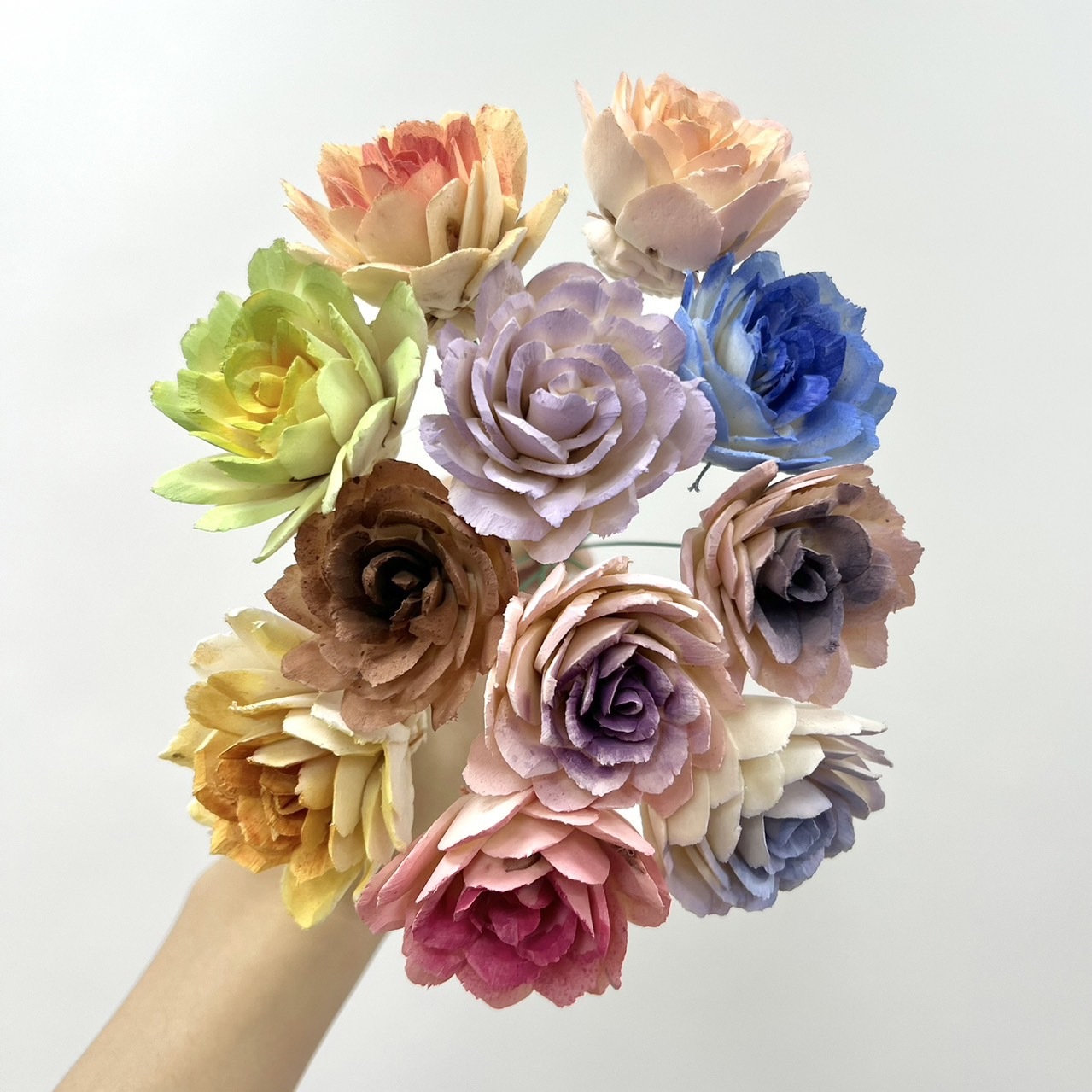 越南索拉花 尖葉玫瑰 4CM<十支一把>