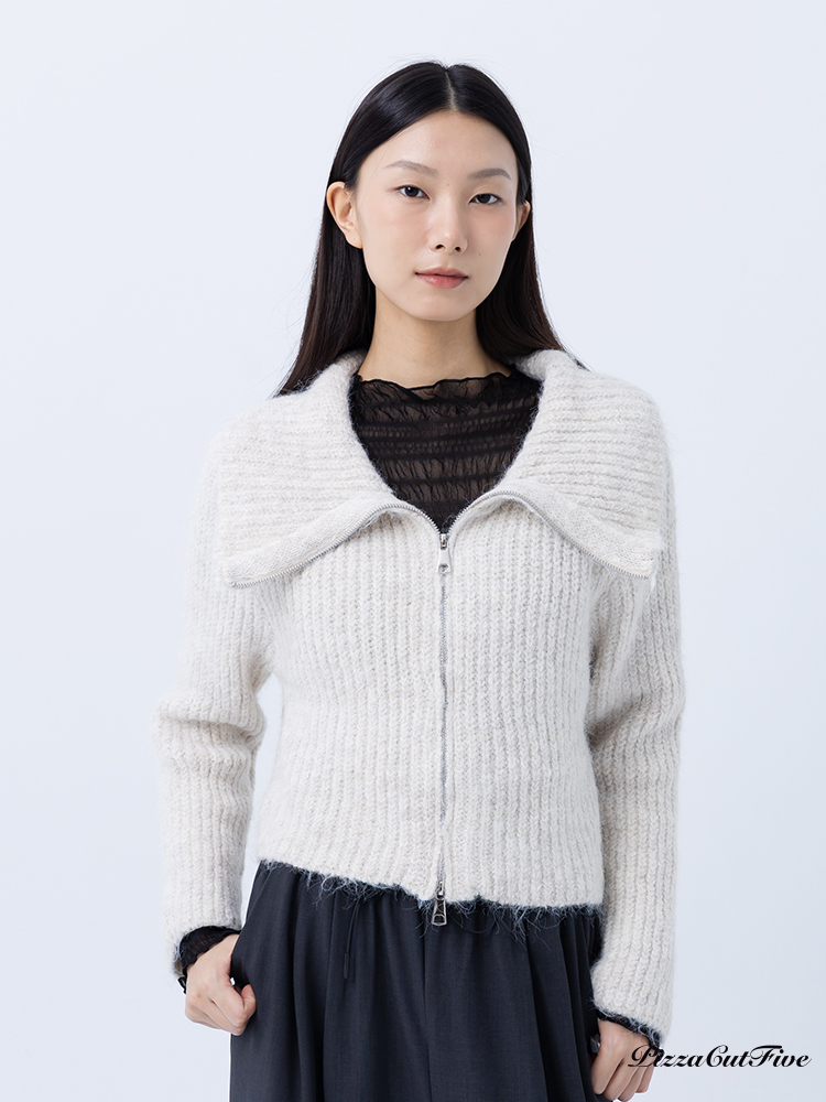 翻領針織外套 PizzaCutFive PCF243415011