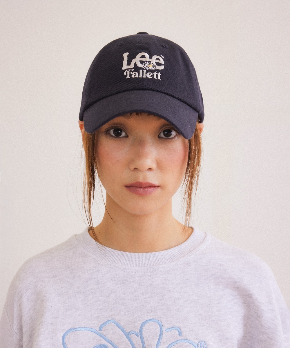 【Fallett X LEE】韓国人気★Sun Flower Logo Ball Cap FALLETT X LEE] SUN FLOWER LOGO BALL CAP