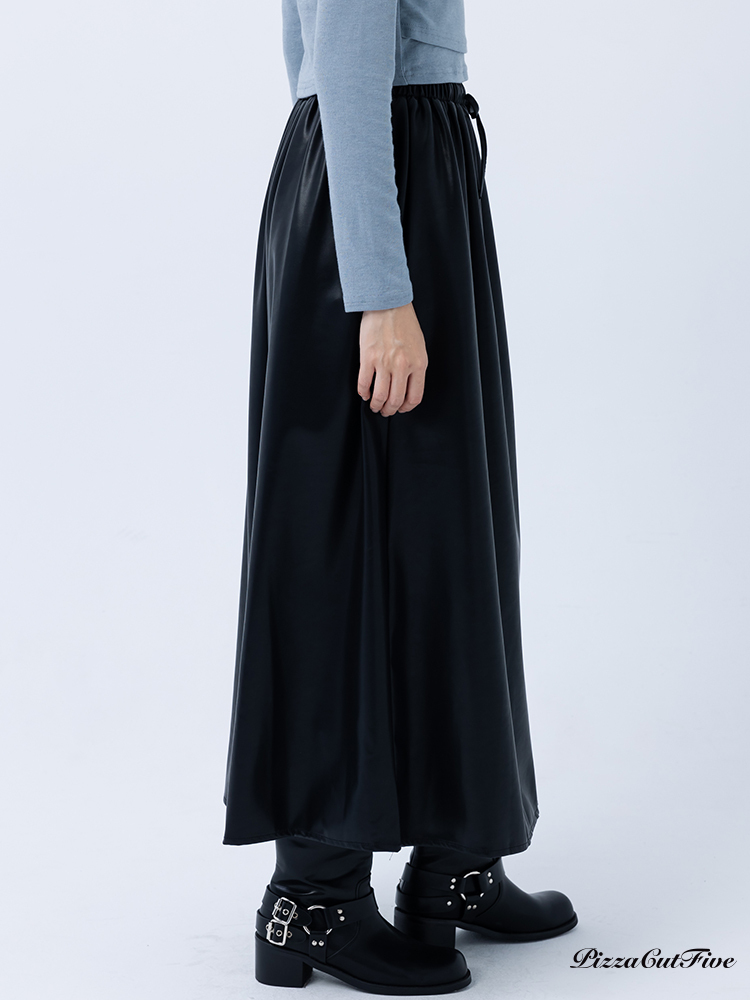 [兩件1580]人造皮長裙 PizzaCutFive PCF243492006