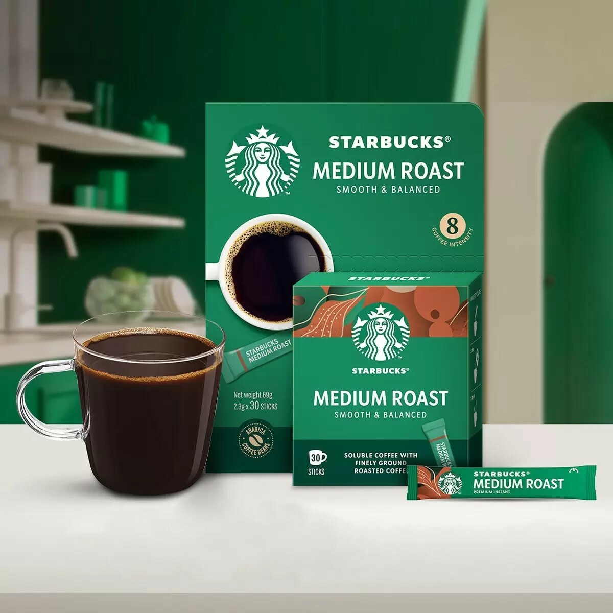 台灣 好市多 星巴克 特選系列 中度烘焙咖啡隨手包 2.3公克 X 30包 (✈️直送香港✈️運費到付)