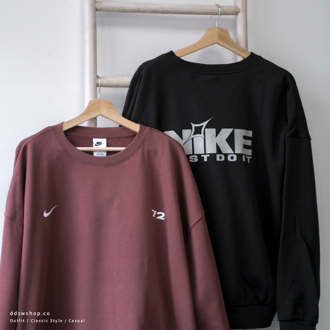 "調貨" Nike 長袖Club 72 寬鬆毛巾布大學踢