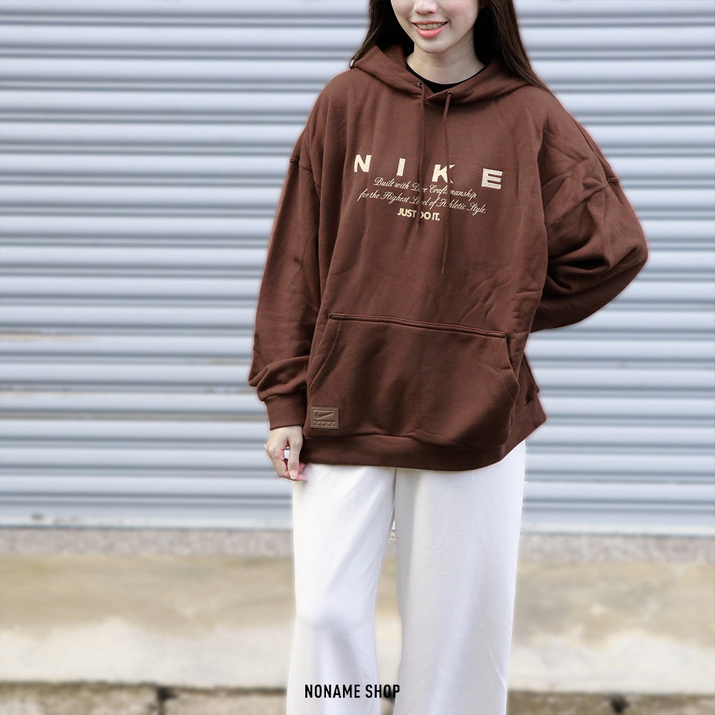 NIKE CLUB HOODIE LOGO 草寫 標語 連帽 帽TEE 兩色 (男款)