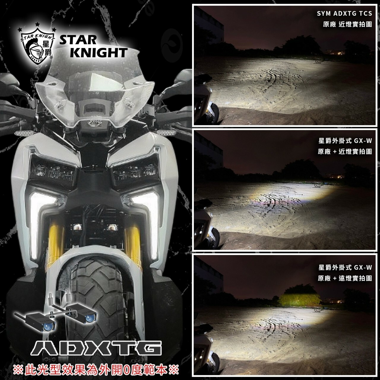 【星爵】SYM ADXTG 劍齒虎 外掛霧燈 霧燈 GXW 霧燈組 外置霧燈 LED 大燈 探照燈 魚眼霧燈 adx