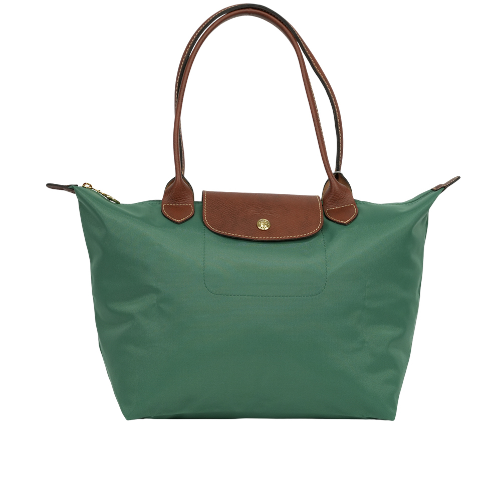 【LONGCHAMP】M號長把LE PLIAGE摺疊水餃包(鼠尾草色)L2605 089 P84