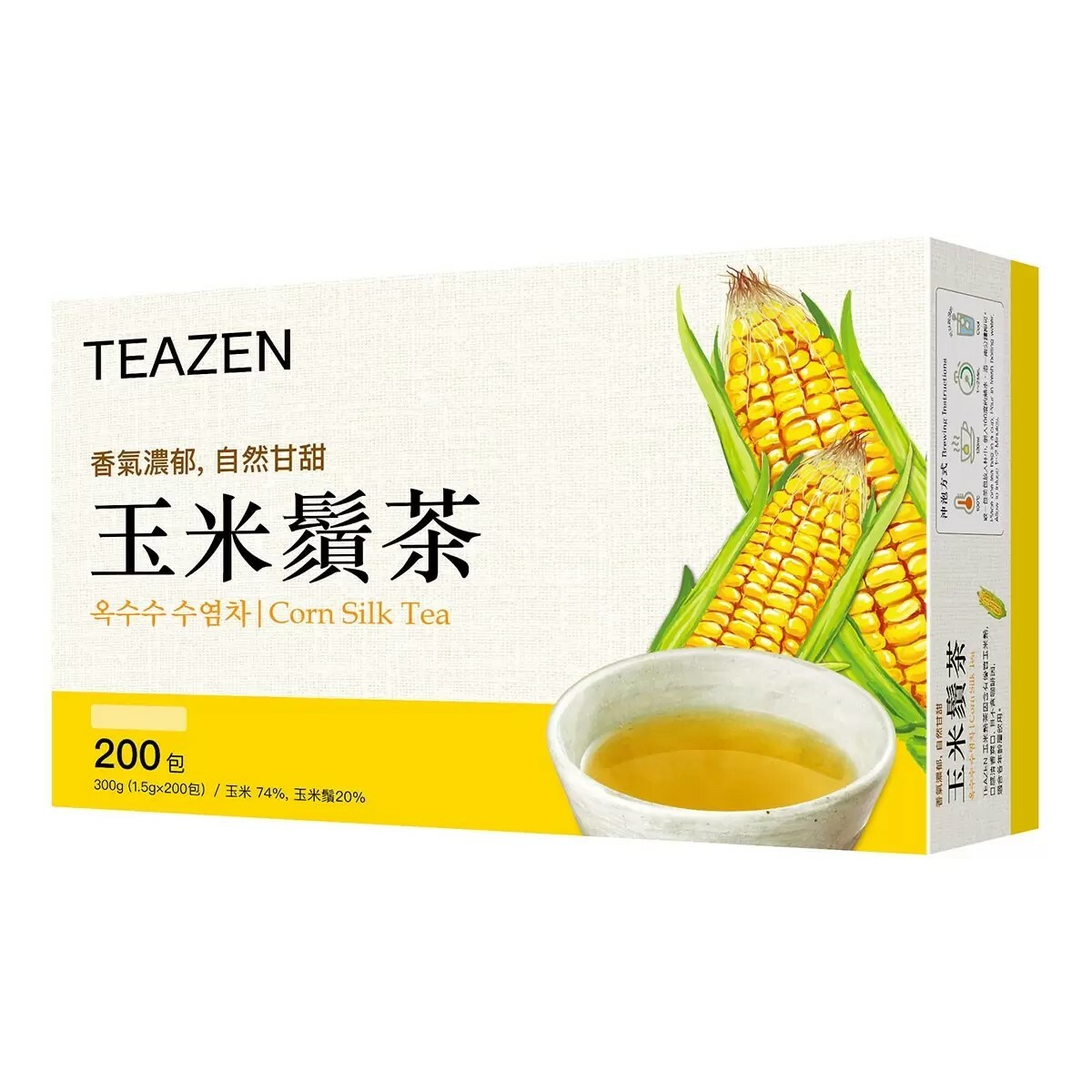 台灣 好市多 Teazen 玉米鬚茶 1.5公克 X 200包 (✈️直送香港✈️運費到付)