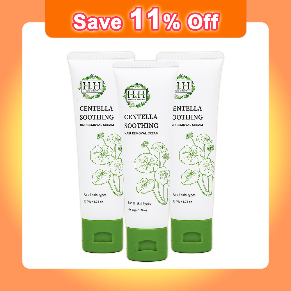 【Trio Set】HH Centella Soothing Hair Removal Cream(50gx3)