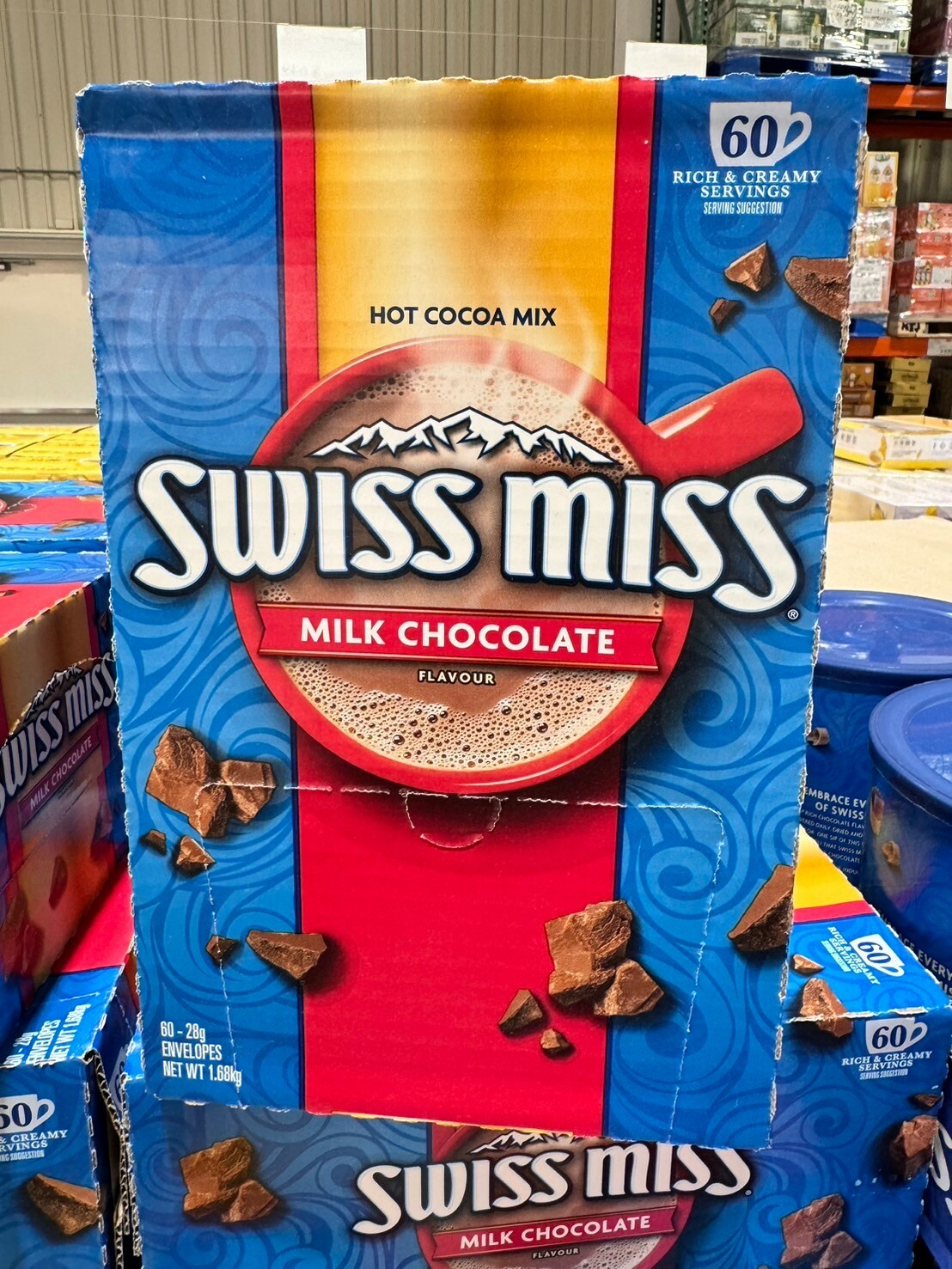 台灣 好市多 Swiss Miss 即溶可可粉 28公克 X 60入 (✈️直送香港✈️運費到付)