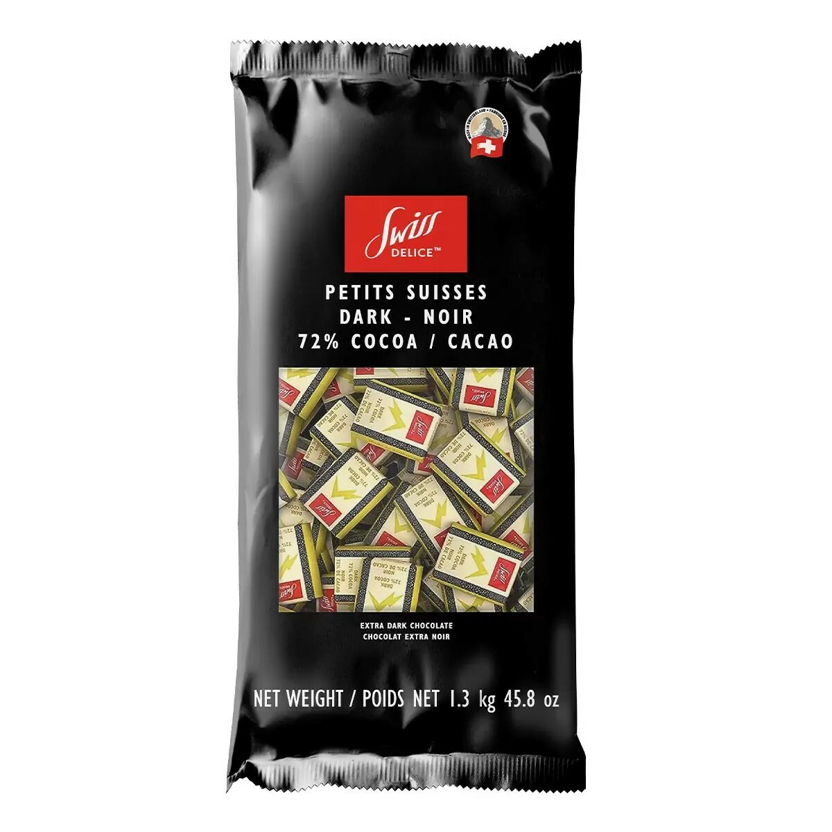台灣 好市多 Swiss Delice 72% 黑巧克力 1.3公斤 (✈️直送香港✈️運費到付)