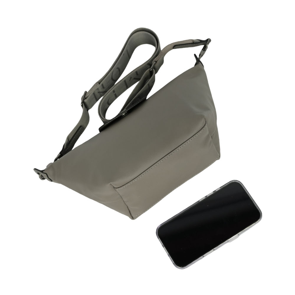 【LONGCHAMP】Le Pliage Xtra XS 小牛皮迷你餃子斜背包(斑鳩灰)10212 987 P55