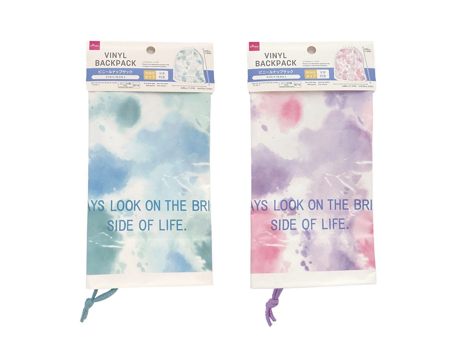 單肩背磨砂束口袋/紮染