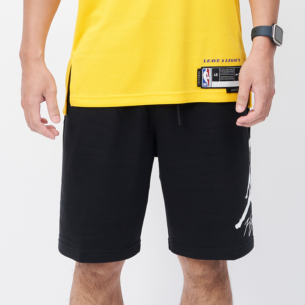 Nike AS M J ESS FLC HBR 9 Short LB 男款 黑色 運動 休閒 短褲 FV7310-010