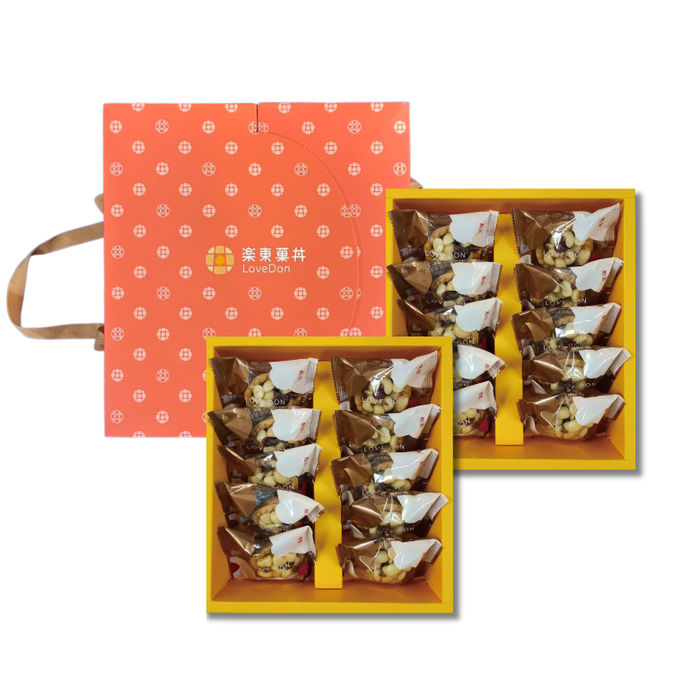 [S01] 菓香綻放 - 堅果塔20入(雙層禮盒)