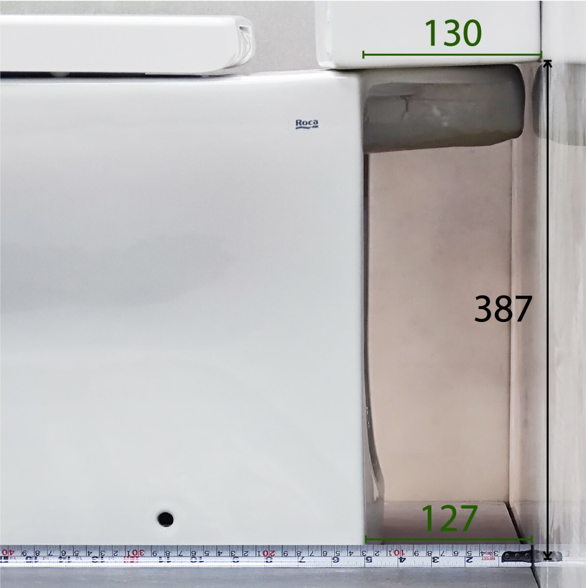 Roca "Atis" 34124N00H + 34261600H + 80NA12004 Close-Coupled Dual Flush 3/4.5L Toilet w/ Slow Closing Seat Cover
