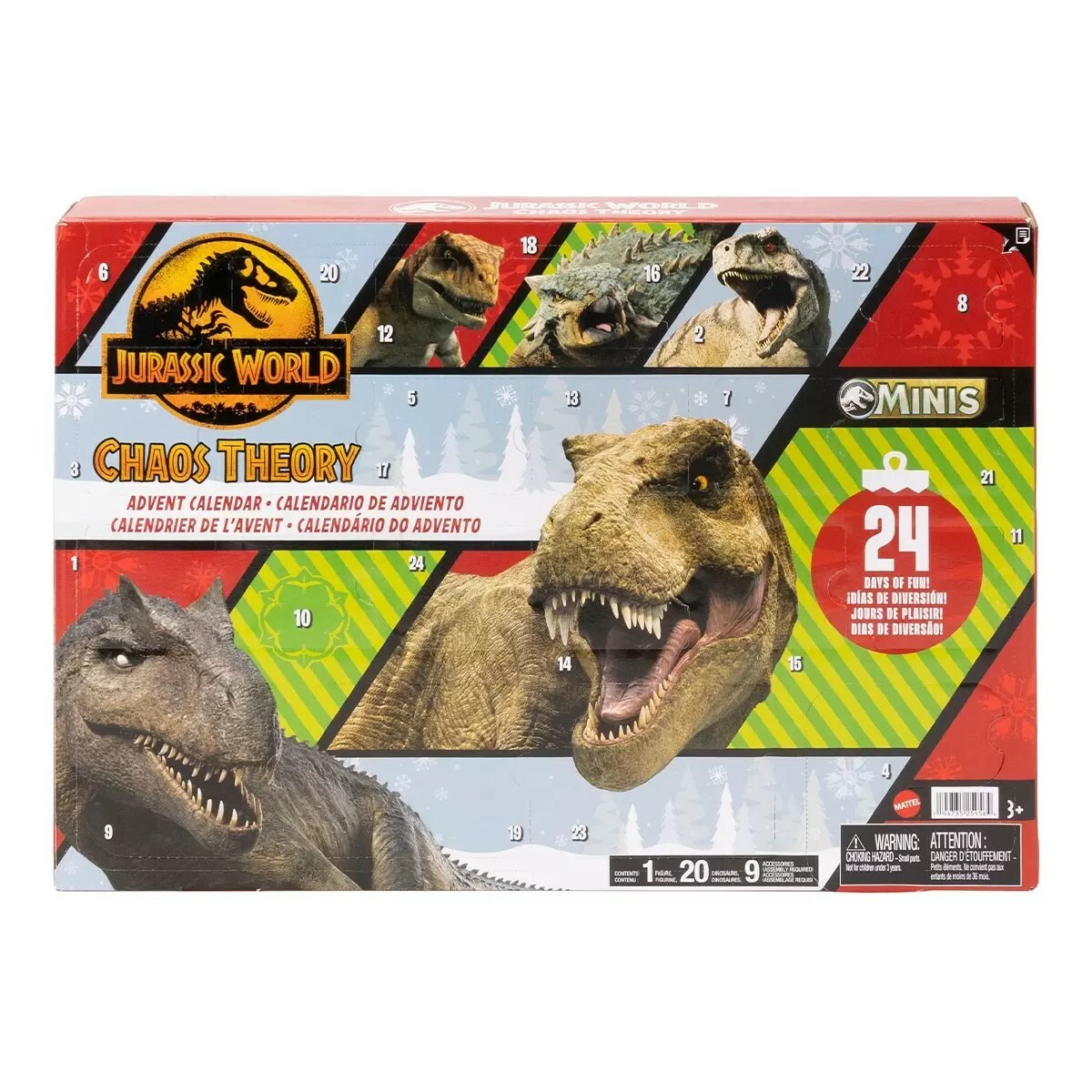 台灣 好市多 Jurassic World 恐龍倒數日曆 (✈️直送香港✈️運費到付)