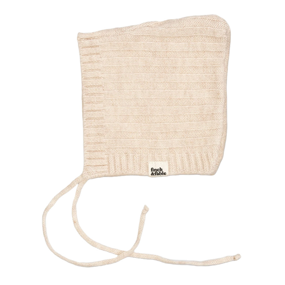 荷蘭Finch & Fable 羊毛針織帽-Milk