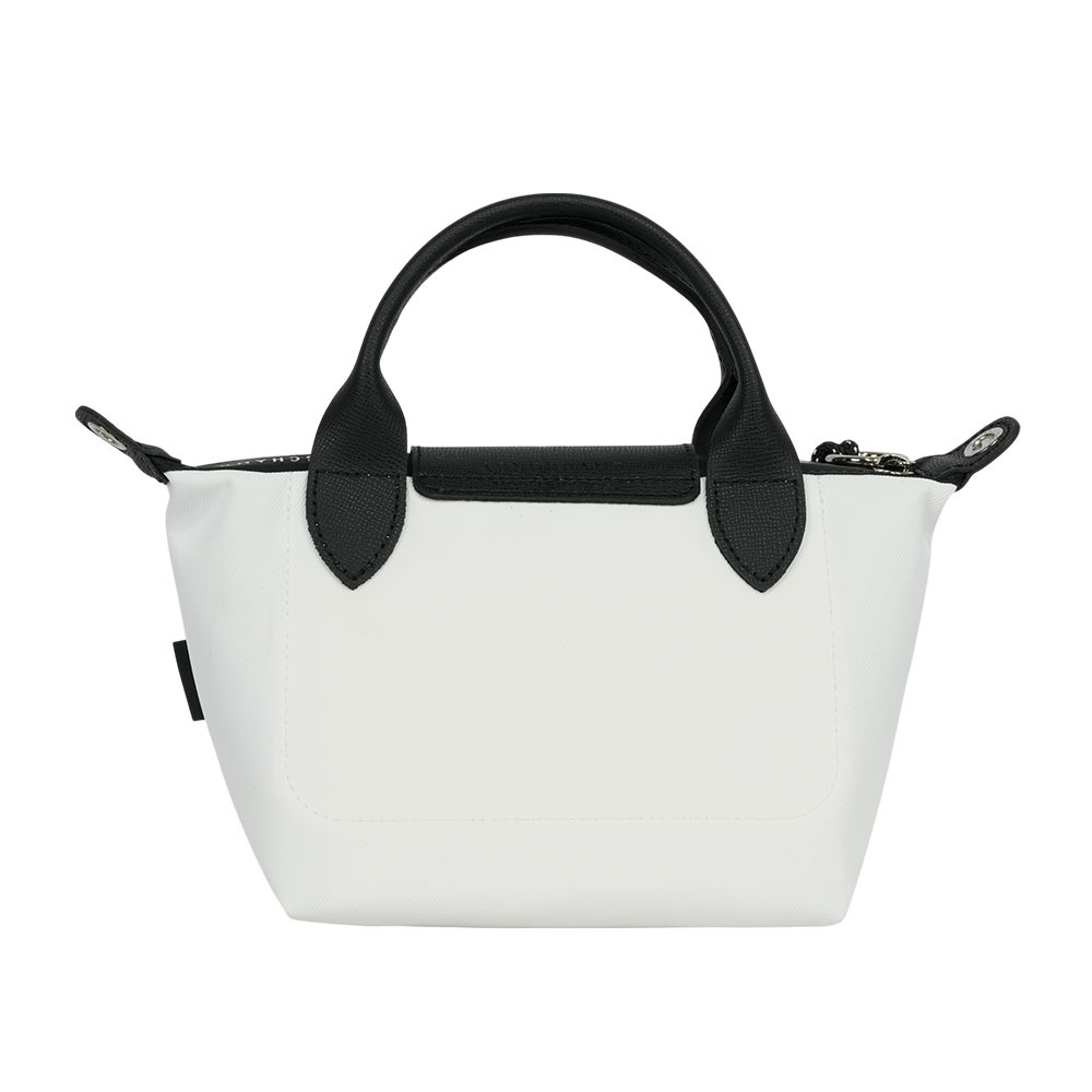 【LONGCHAMP】LE PLIAGE ENERGY 迷你再生帆布二用包(白色)L1500 HSR 007