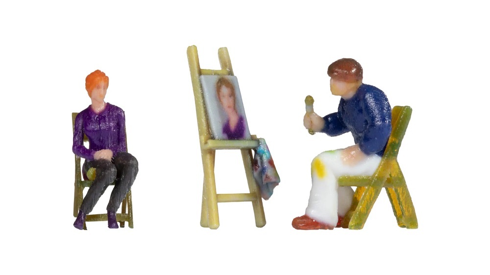 Noch 10415 HO規 畫家.模特.畫架