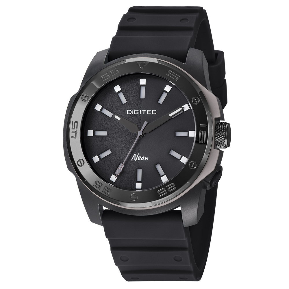 【DIGITEC 數碼科技】 DN-5181T 電子錶 大三針 LED發光刻度 運動錶