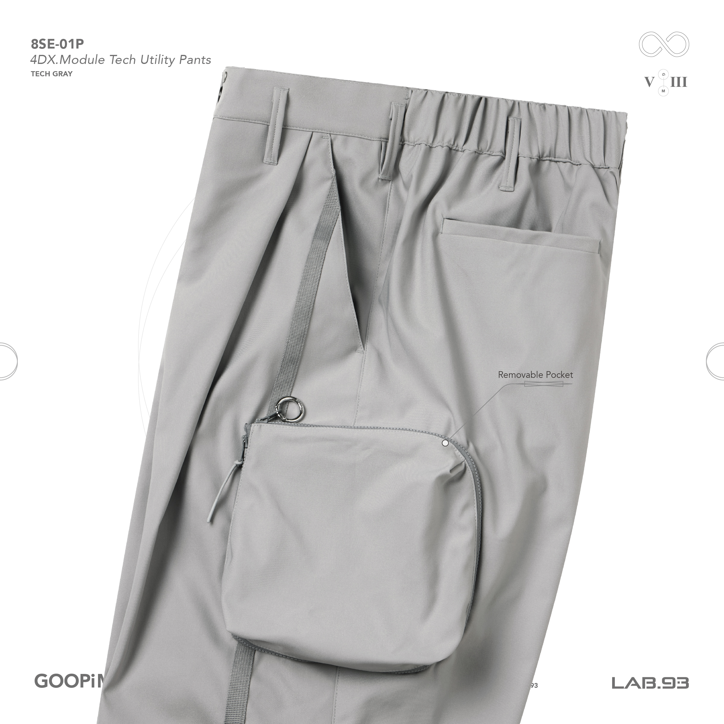 パンツ GOOPiMADE 4DX-Module Tech Utility Pants 8SE-01P
