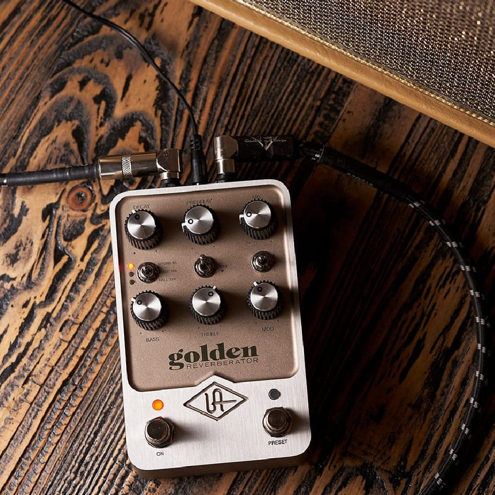 Universal Audio Universal Audio / Golden Reverb Pedal 殘響效果器 (GPM-GOLD) <台灣代理公司貨> 第 5 張圖片｜三峽效果器