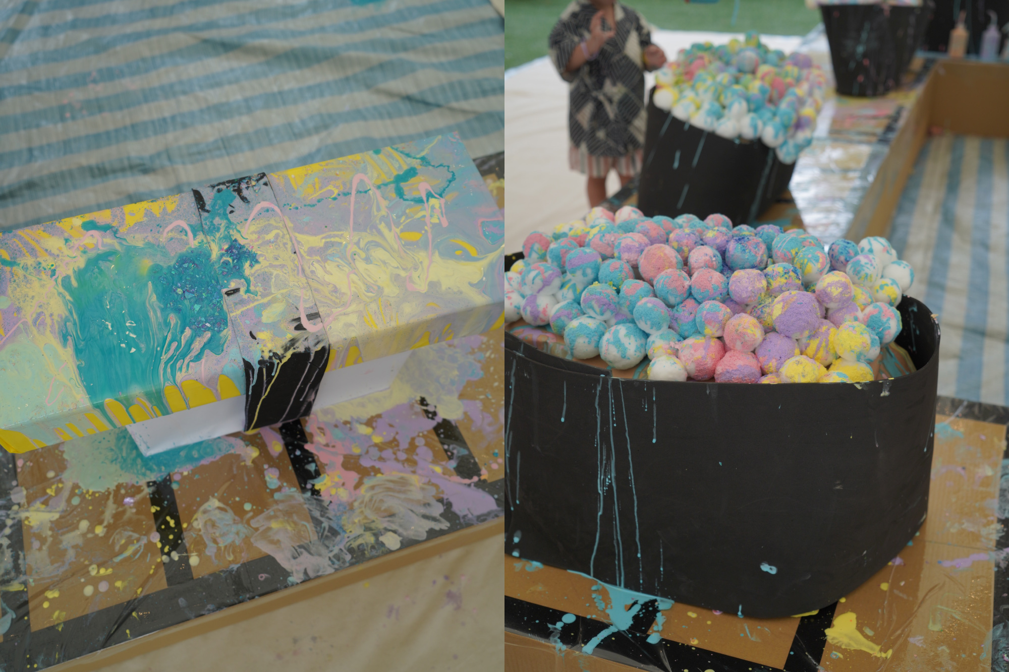 這是一張兒童職業體驗區，日式料理廚師的照片