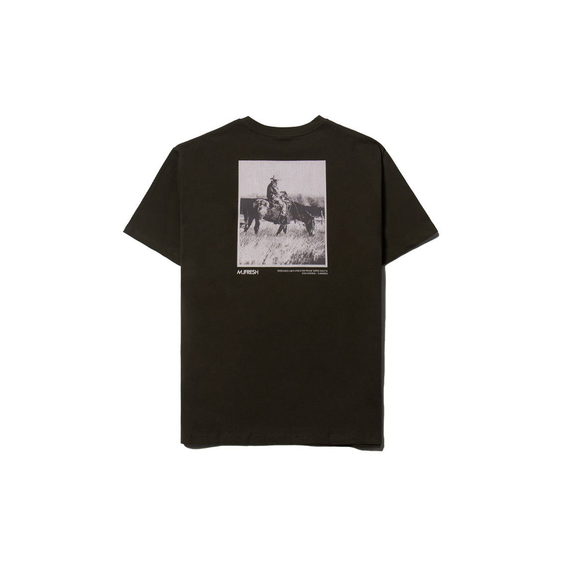 MJF western cowboy crop Tee