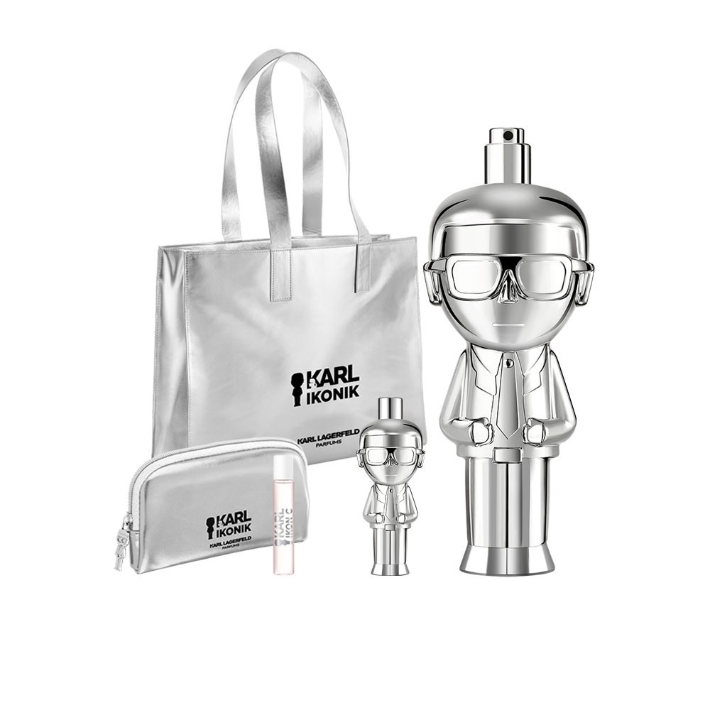 【鋒恩香水】KARL LAGERFELD 時尚大帝‧極光銀男性淡香精100ml(贈香水筆+小香+托特包)