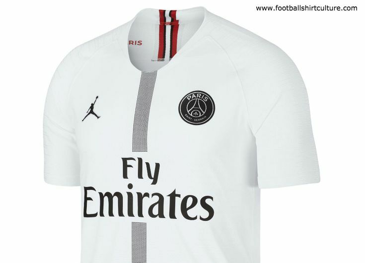 2018 Paris Saint-Germain x Jordan UEFA Match Away Shirt