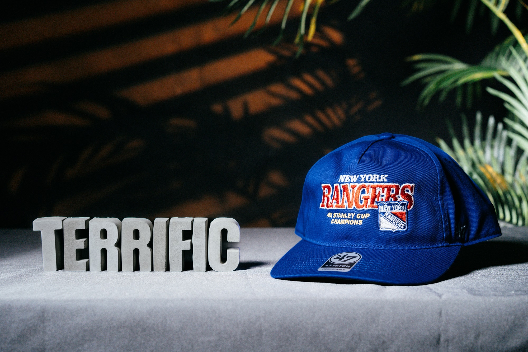 NHL帽子 New York Rangers 紐約遊騎兵 藍色 老帽 47 可調式 全新