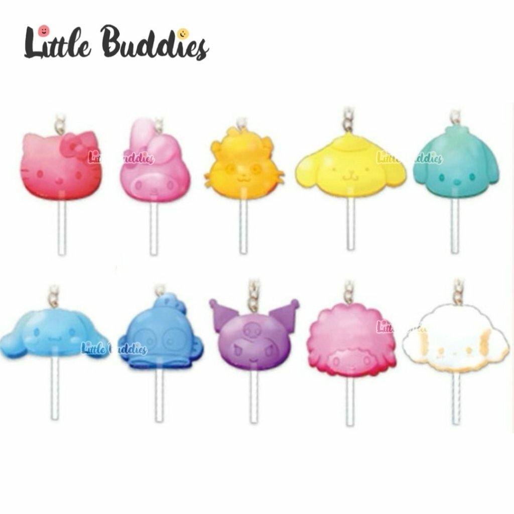 日本 Sanrio 棒棒糖吊飾匙扣盲盒