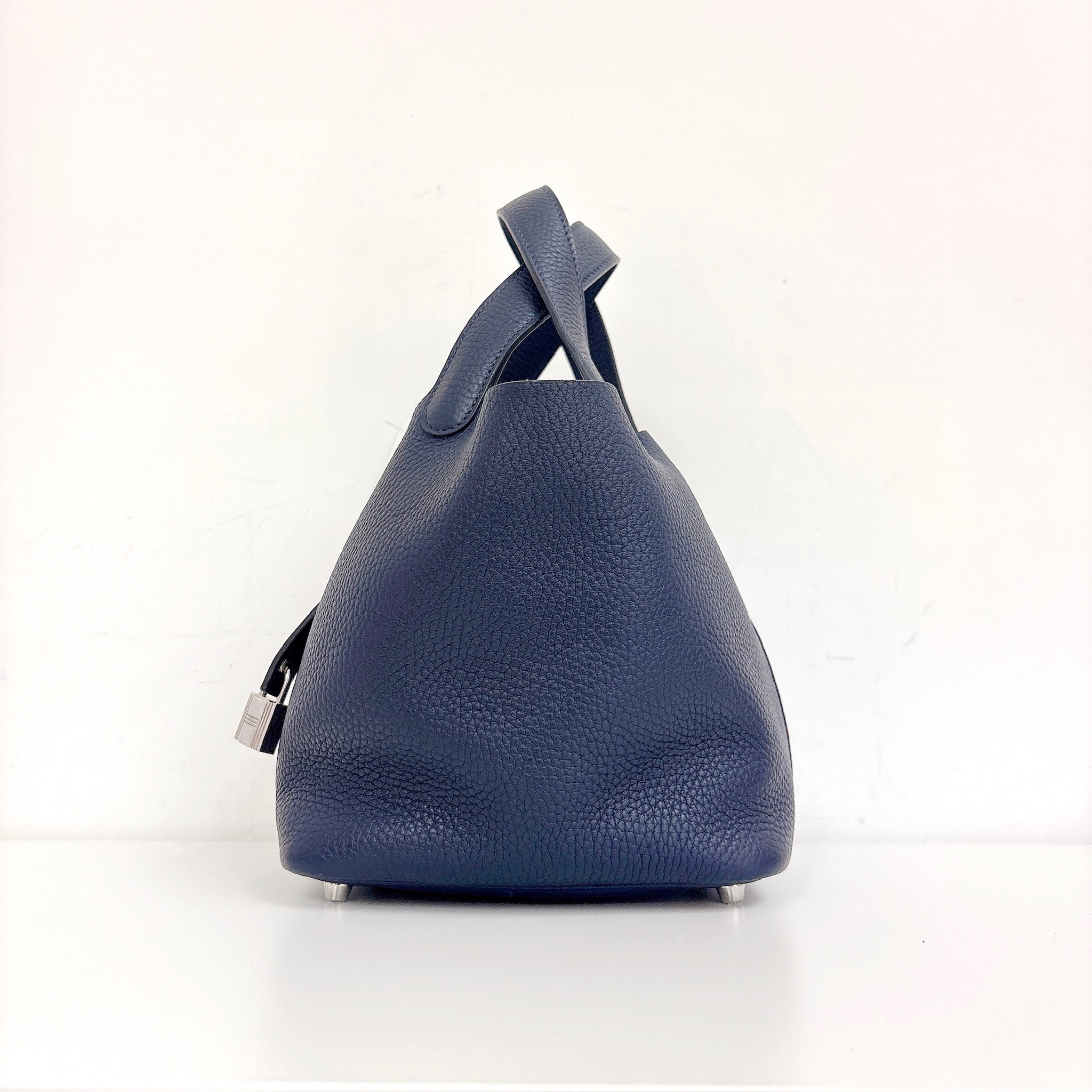 Hermes Picotin 18 Bag - Blue / Shw