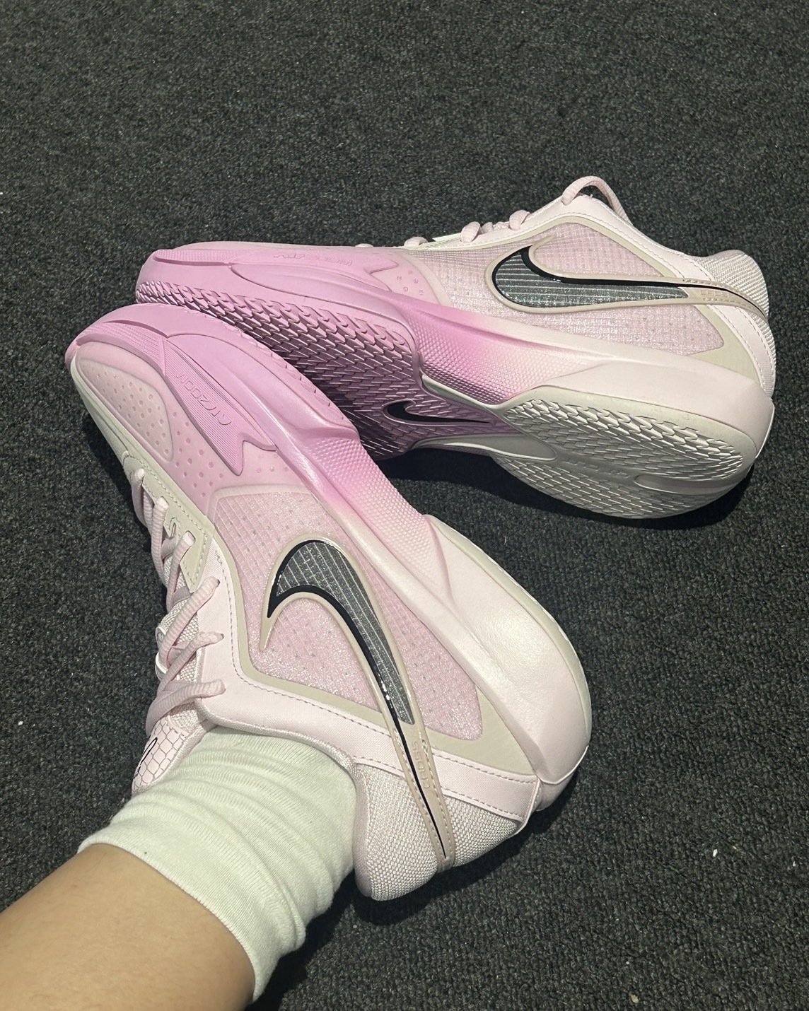 Nike Air Zoom GT Cut CROSS EP 粉紫 騷粉 猛男粉 緩震 平價款 實戰籃球鞋