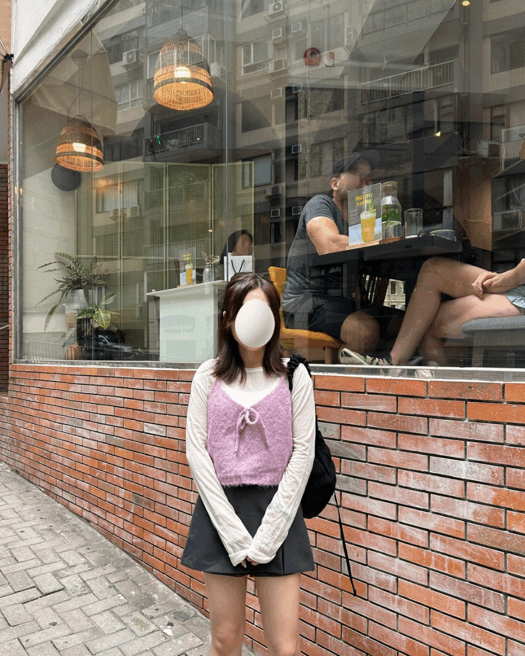 《KR》少女風蝴蝶結外搭背心