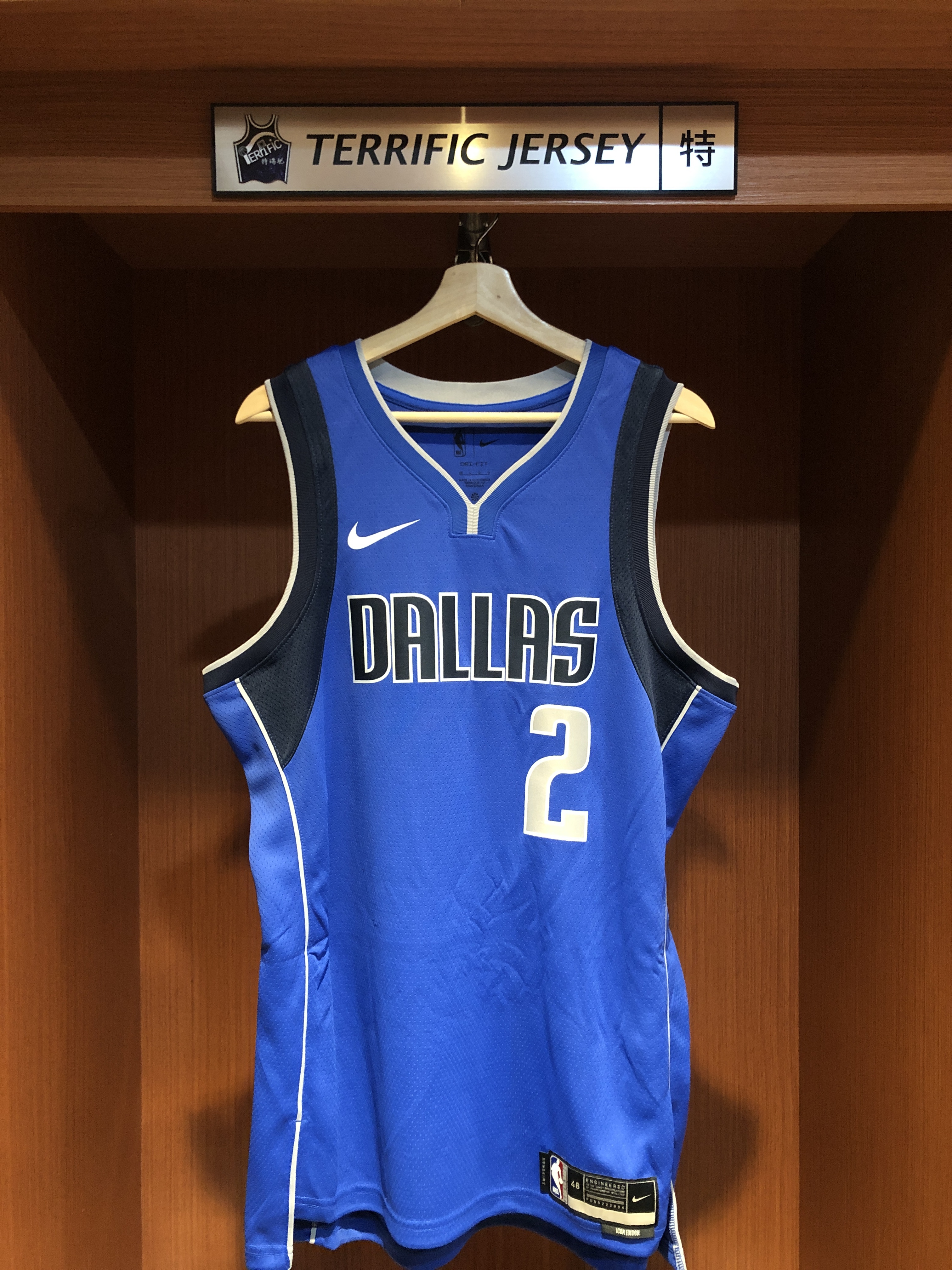 NBA球衣 Kyrie Irving 達拉斯小牛藍 #2 Icon Nike Swingman 球迷版 熱轉印 全新