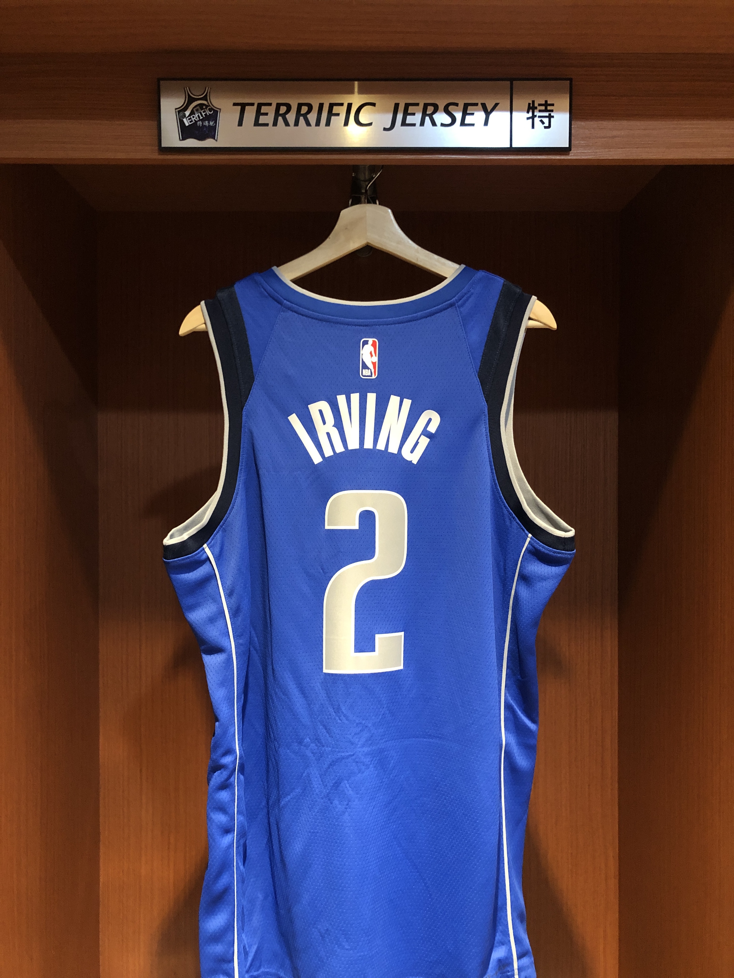 NBA球衣 Kyrie Irving 達拉斯小牛藍 #2 Icon Nike Swingman 球迷版 熱轉印 全新