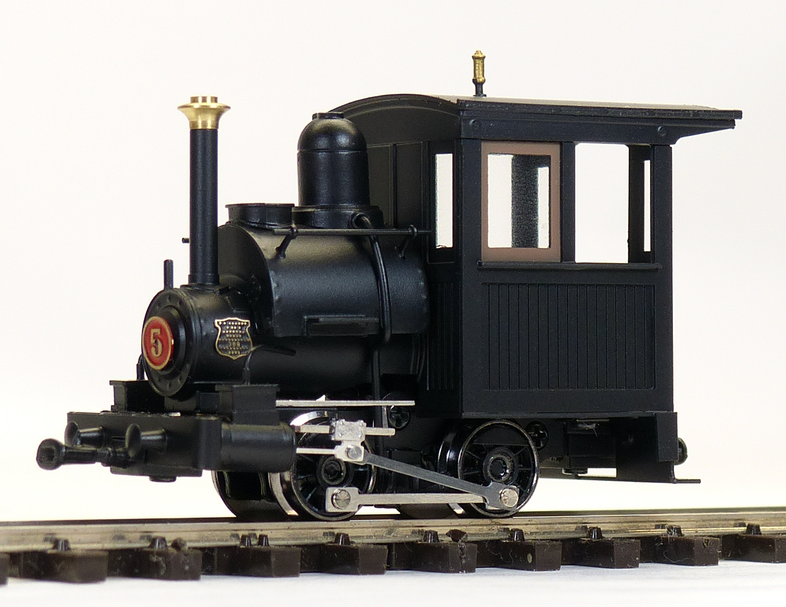 世界工藝 HOe規 上野鐵道五號機 0-4-0 蒸汽車頭 組裝套件