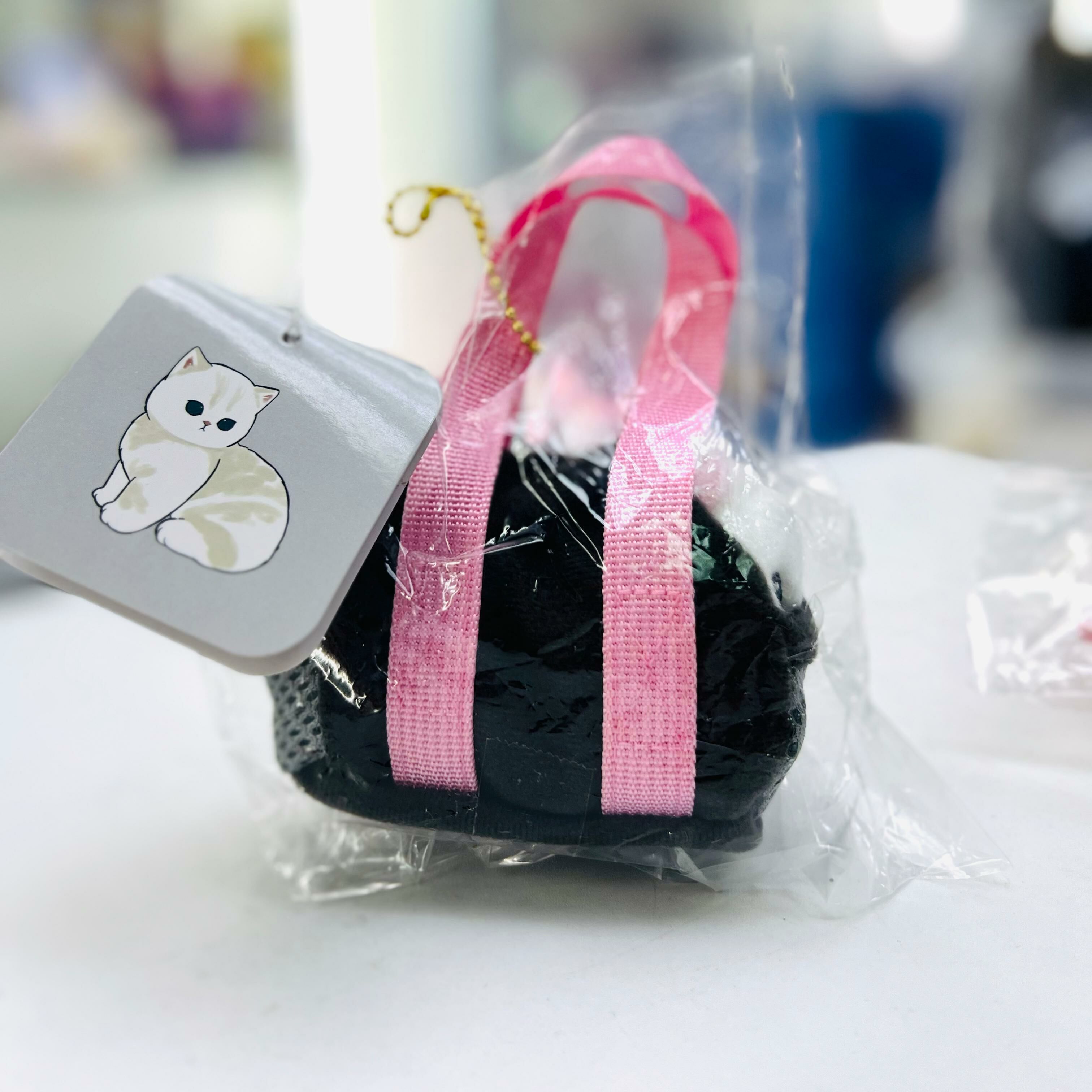 Mofusand Cat Mascot in a Bag (White/Black)