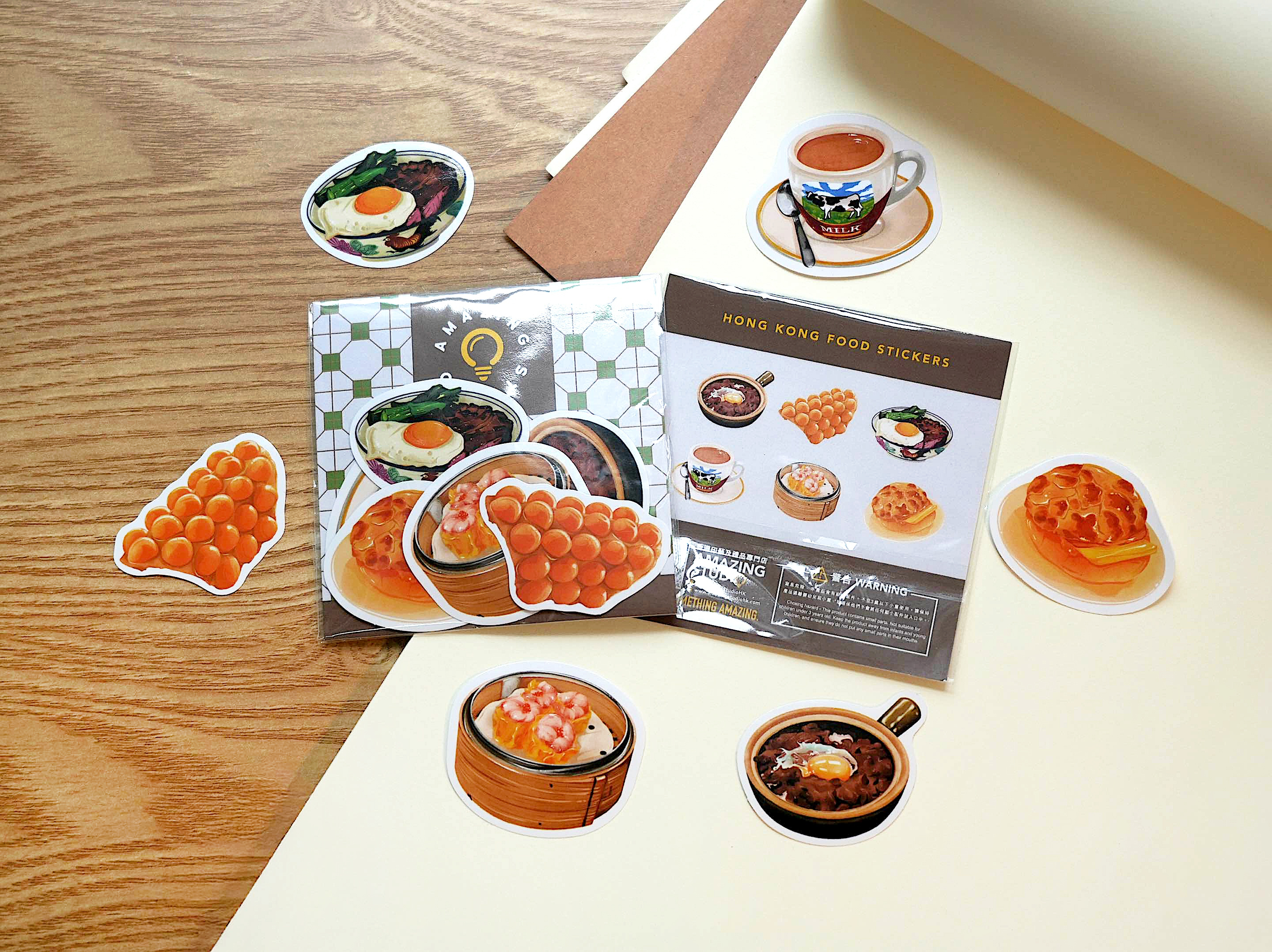 【懷舊美食】  貼紙丨Amazing Studio