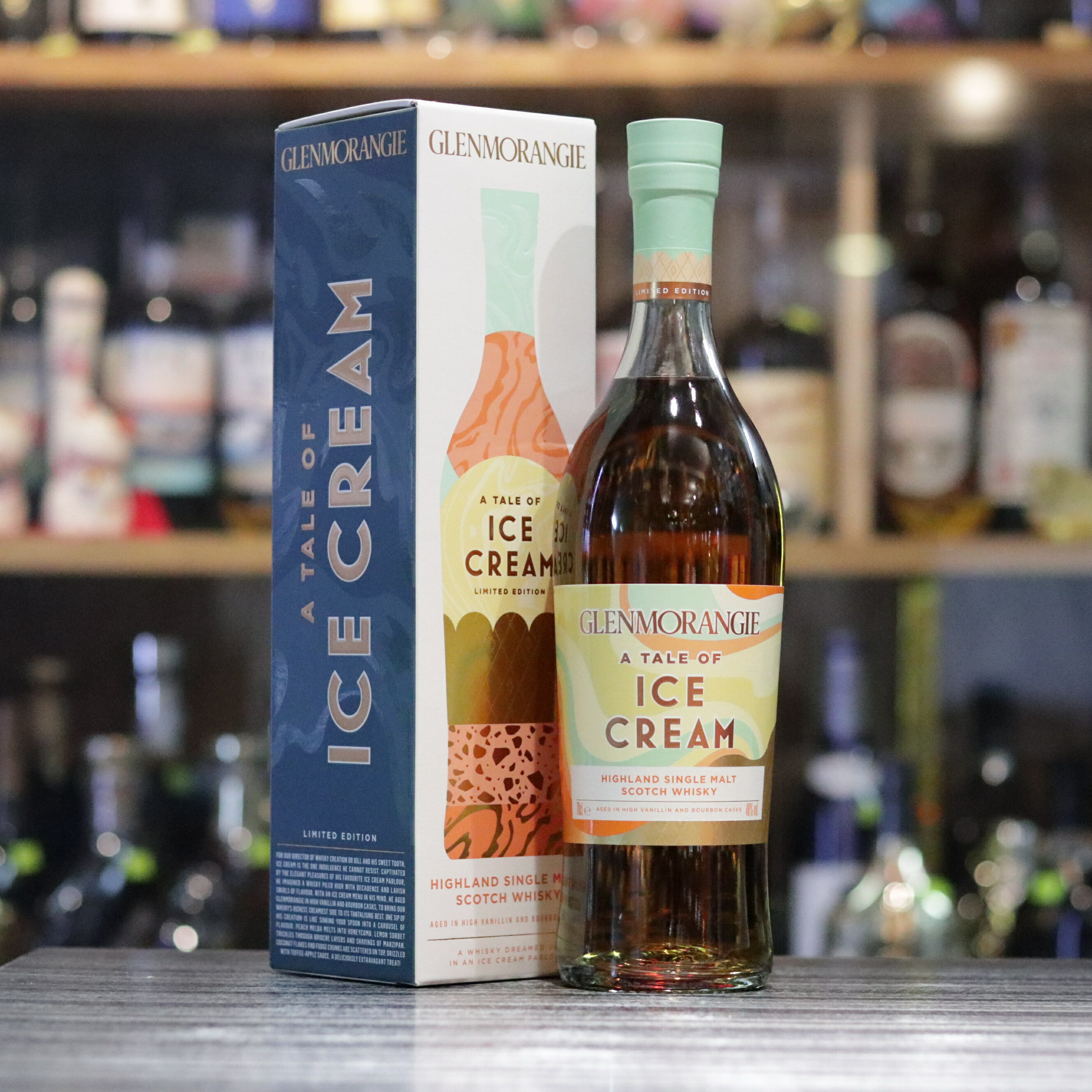 【酒】GLENMORANGIE A TALE OF ICE CREAM 限定版 Glenmorangie Tale of Ice Cream Single Malt Scotch Whisky 46