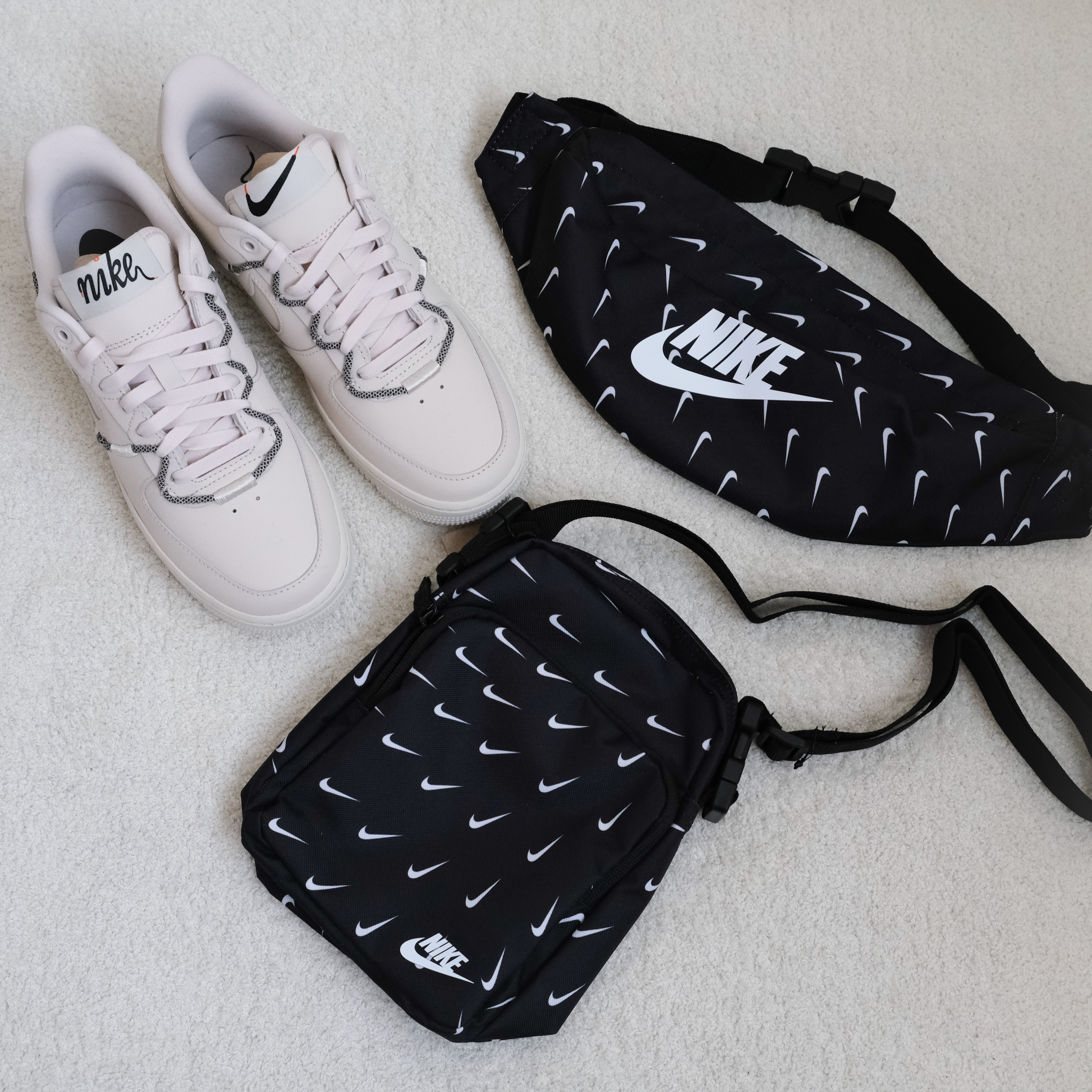 現貨┃NIKE Heritage 小勾勾 滿版 腰包